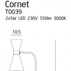 CORNET T0039 LAMPA STOŁOWA