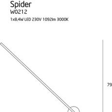 Lampa Ścienna Maxlight Spider W0212