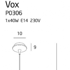 VOX P0306 LAMPA WISZĄCA