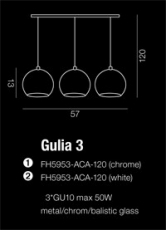 GULIA 3 WHITE FH5953-ACA-120