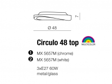 Circulo 48 White MX5657M