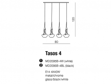 TASOS 4 Black MD2095b-4BL