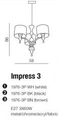 Impress 3 1976-3P WH (white)