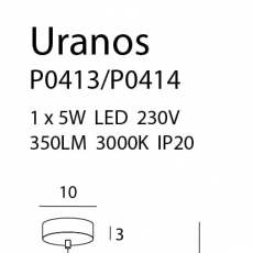URANOS P0414 LAMPA WISZĄCA